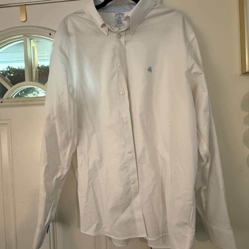 Brooks Brothers XXL White Men's Dress Shirt